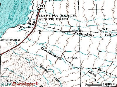 Waikoloa Village topographic map
