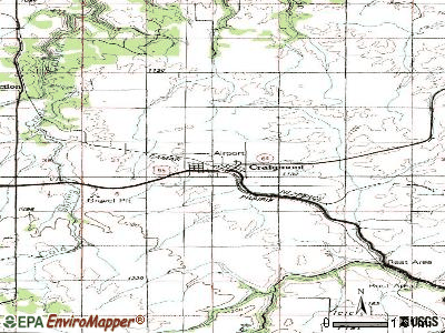 Craigmont topographic map