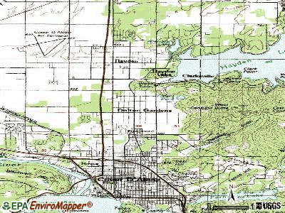 Dalton Gardens topographic map