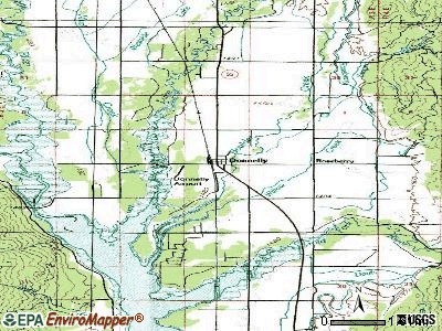 Donnelly topographic map