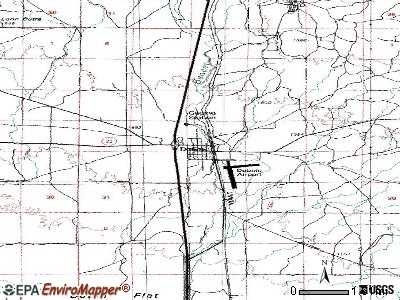 Dubois topographic map