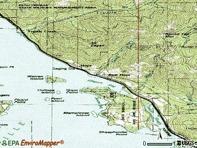 East Hope topographic map