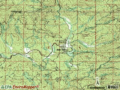 Ferdinand topographic map