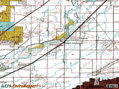 Firth topographic map