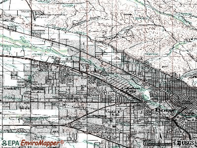 Garden City topographic map