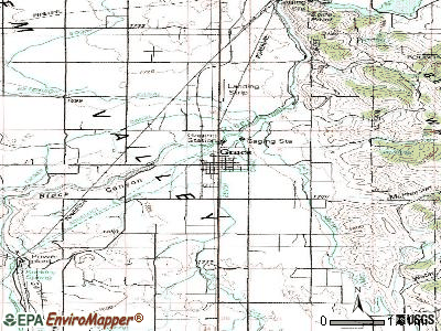 Grace topographic map