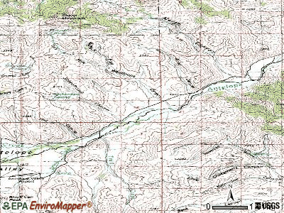 Lost River topographic map