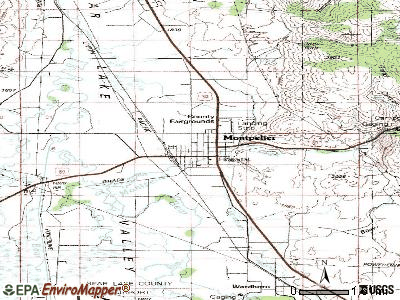 Montpelier topographic map