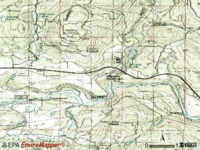 Moyie Springs topographic map