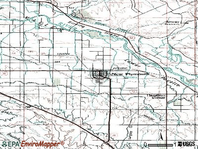New Plymouth topographic map