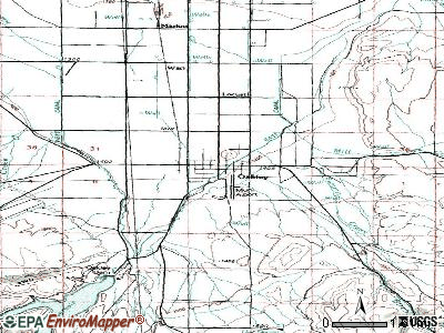Notus topographic map