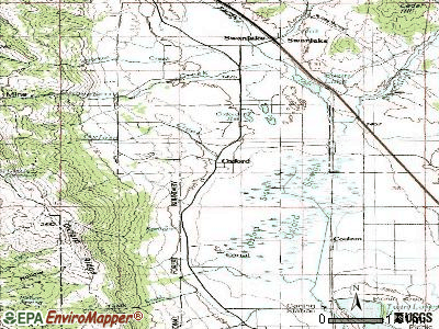 Oxford topographic map