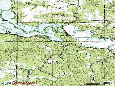 Parkline topographic map