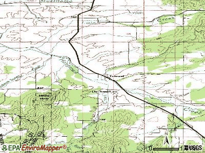 Tensed topographic map