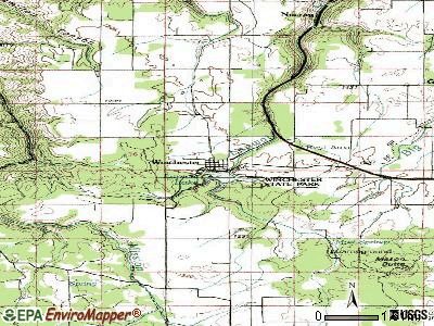 Winchester topographic map