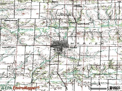 Aledo topographic map