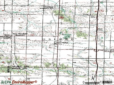 Alpha topographic map