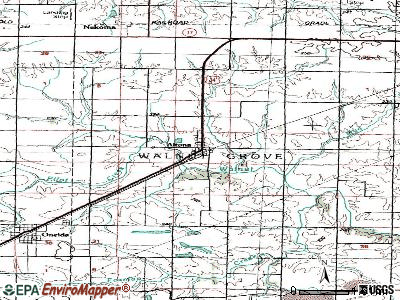 Altona topographic map