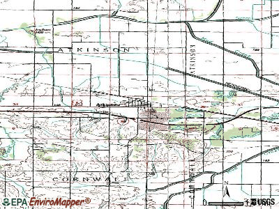 Atkinson topographic map