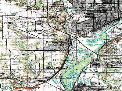 Bartonville topographic map