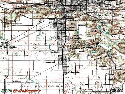 Belgium topographic map