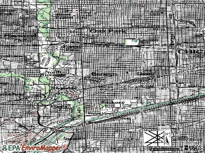 Berwyn topographic map
