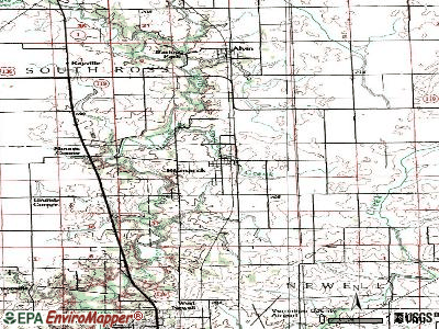 Bismarck topographic map