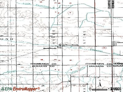 Broadlands topographic map