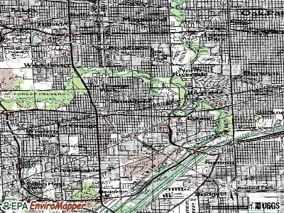 Brookfield topographic map