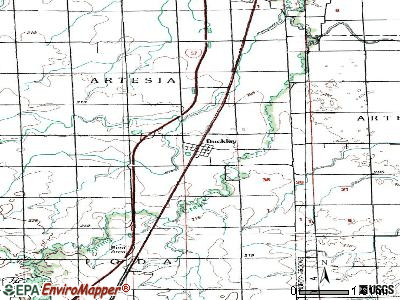 Buckley topographic map
