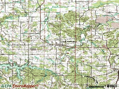 Creal Springs topographic map