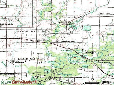 Damiansville topographic map