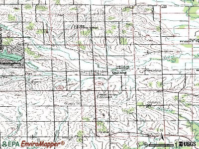 Durand topographic map