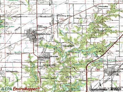 Eagarville topographic map