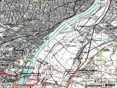 East Carondelet topographic map