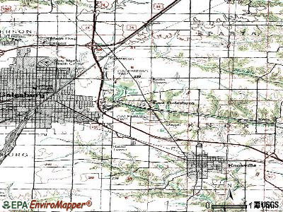 East Galesburg topographic map