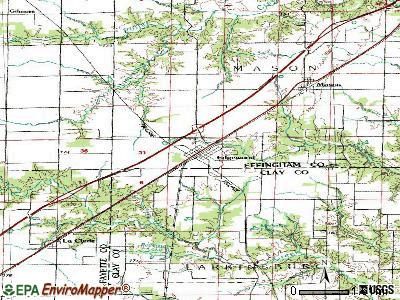 Edgewood topographic map