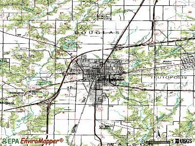 Effingham topographic map