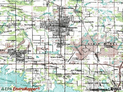 Energy topographic map
