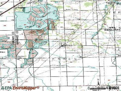 Essex topographic map