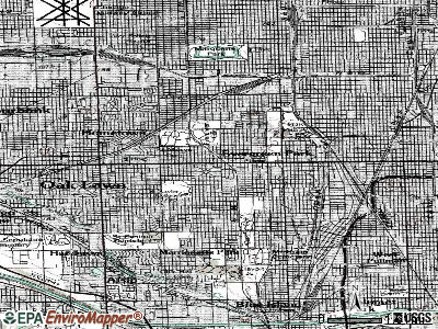 Evergreen Park topographic map