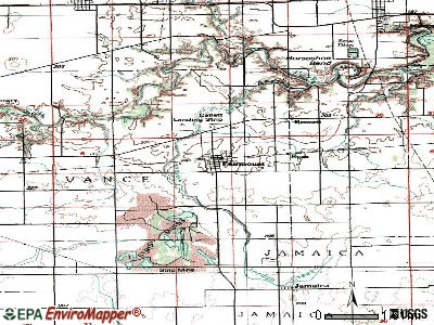 Fairmount topographic map
