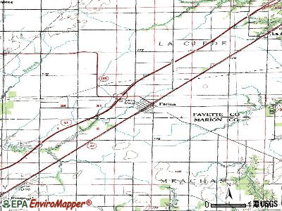 Farina topographic map