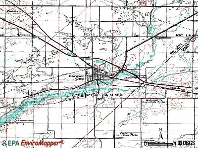 Farmer City topographic map