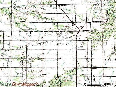 Fidelity topographic map