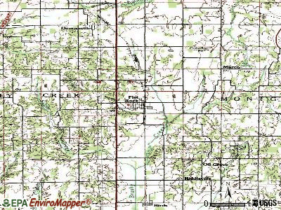 Flat Rock topographic map