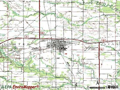 Forest Park topographic map