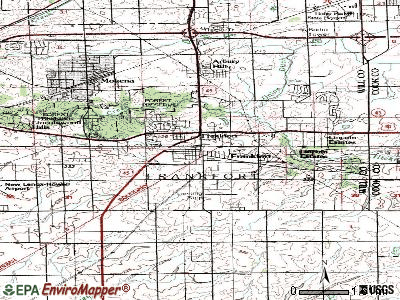 Frankfort topographic map