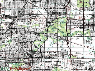 Glenwood topographic map