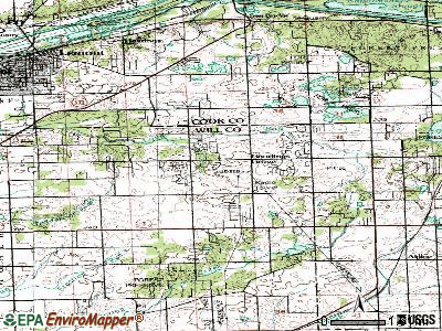 Goodings Grove topographic map